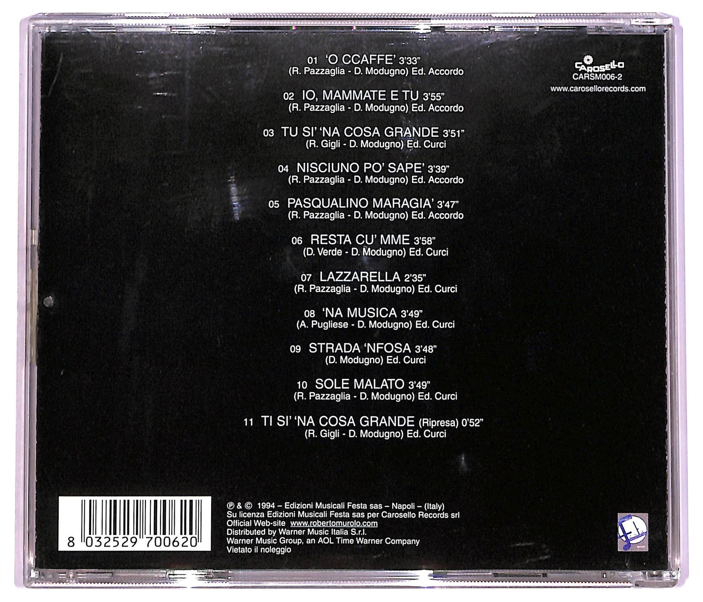 EBOND Roberto Murolo - Tu si 'na cosa grande CD CD079827