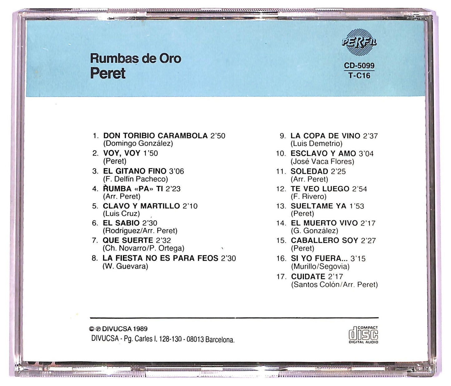EBOND Peret - Rumbas De Oro CD CD079843