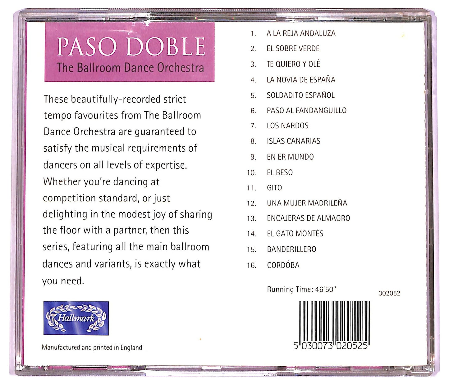 EBOND The Ballroom Dance Orchestra - Come Dancing Paso Doble CD CD079859