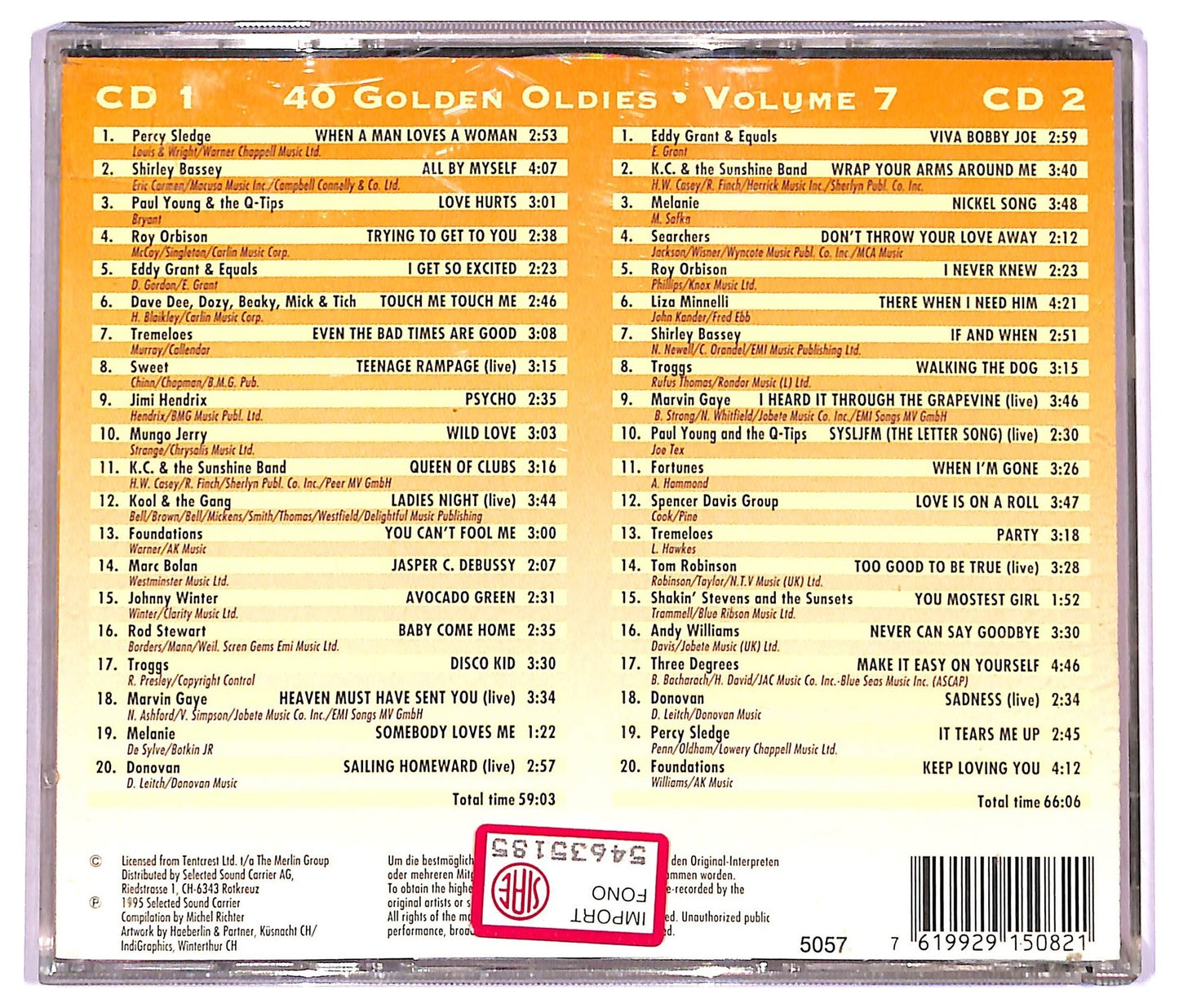 EBOND Various - 40 Golden Oldies Vol. 7 CD CD079905
