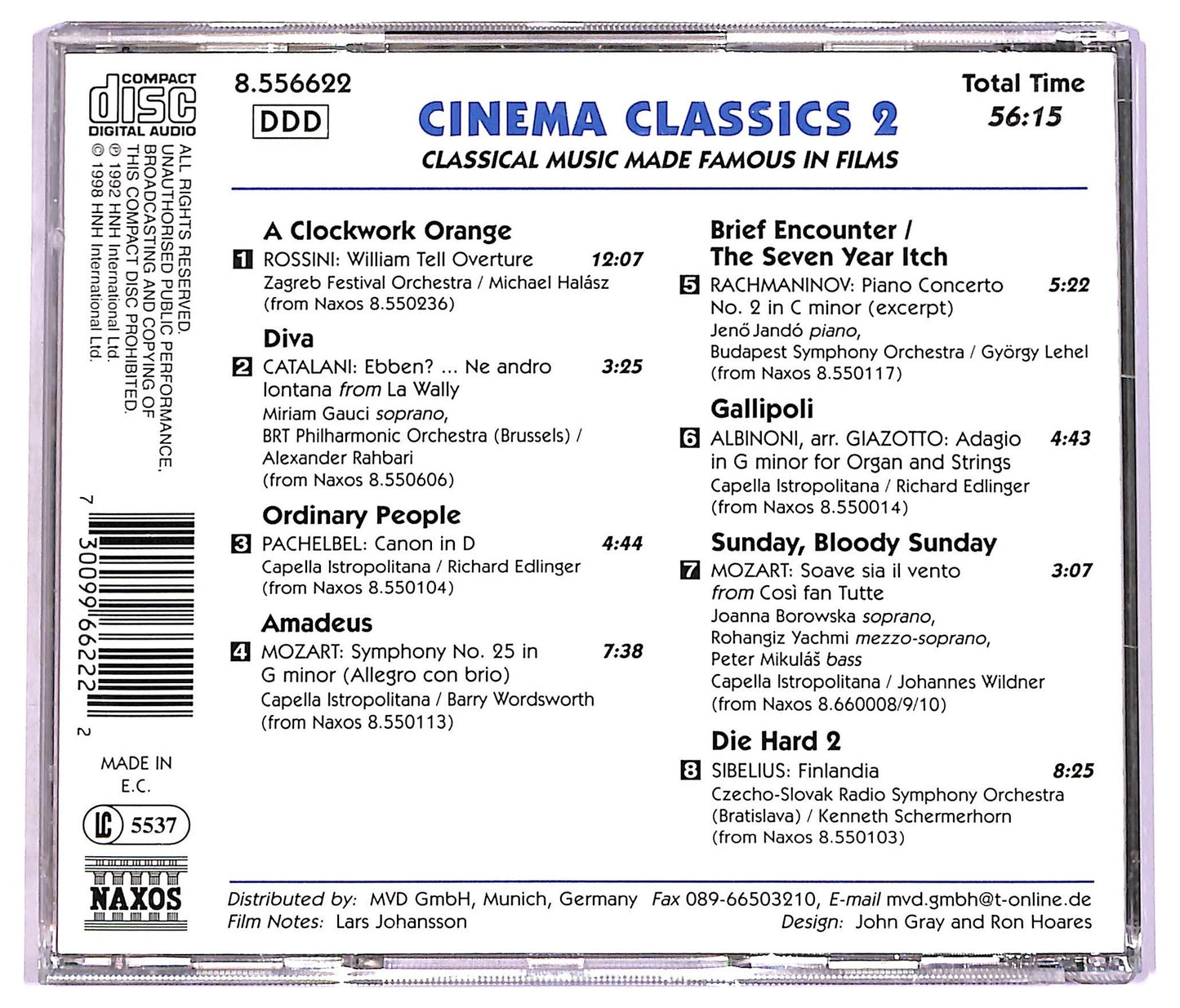 EBOND Various - Cinema Classics 2 CD CD079906