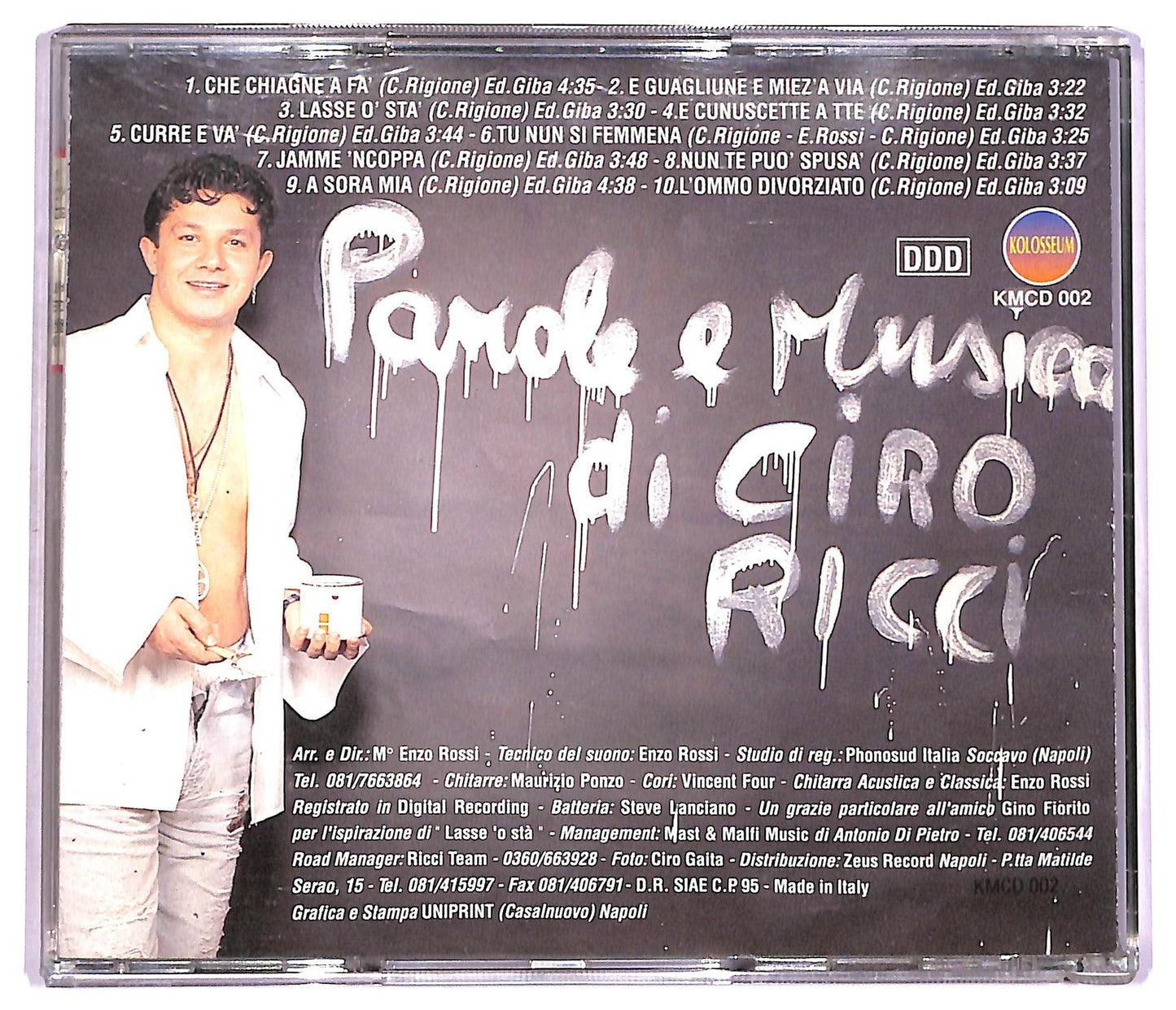EBOND Ciro Ricci - Parole e Musica CD CD079955