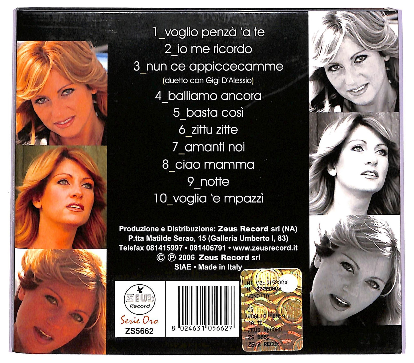 EBOND Ida Rendano - Voglio Penza' 'A Te CD CD080004