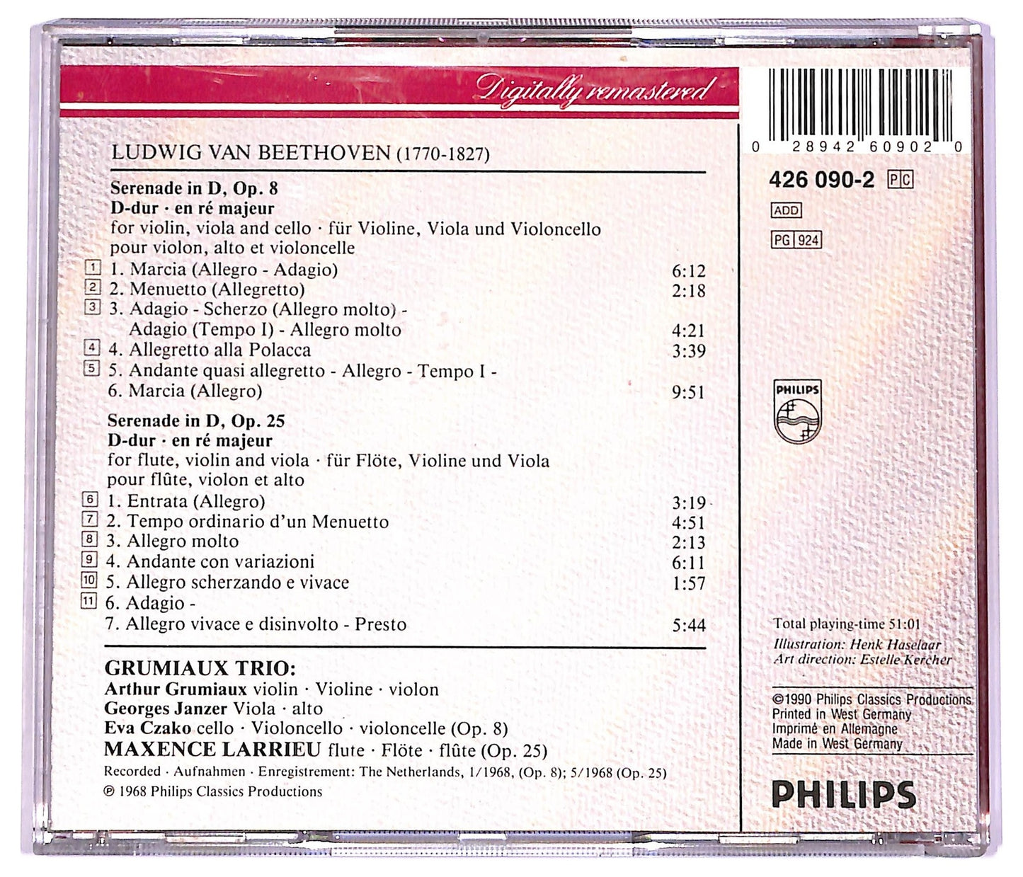 EBOND Beethoven - Serenades Op. 8 - Op. 25 CD CD080009
