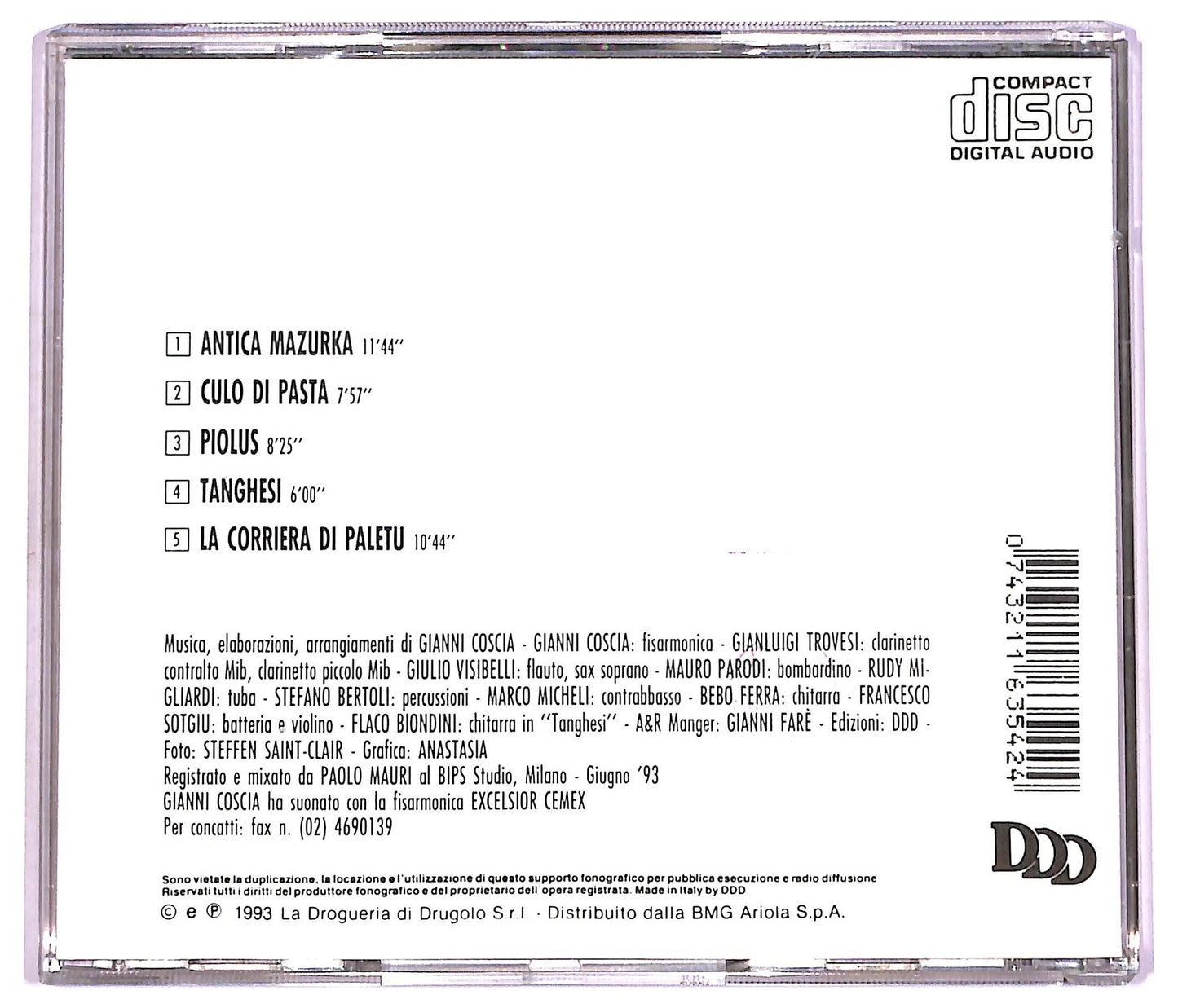 EBOND Gianni Coscia - Il Bandino CD CD080026