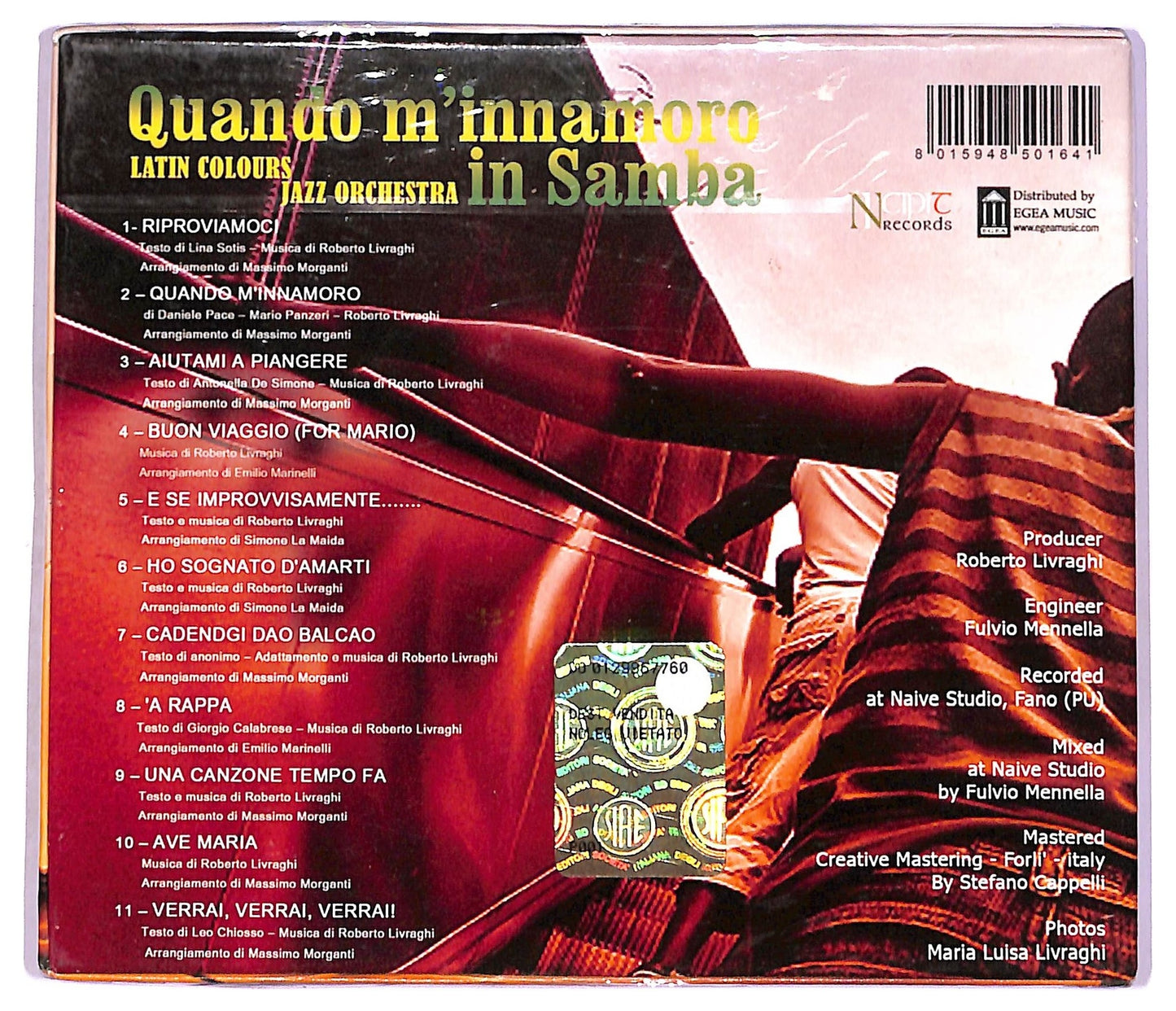 EBOND Latin Colours Jazz Orchestra - Quando M'innamoro In Samba CD CD080061