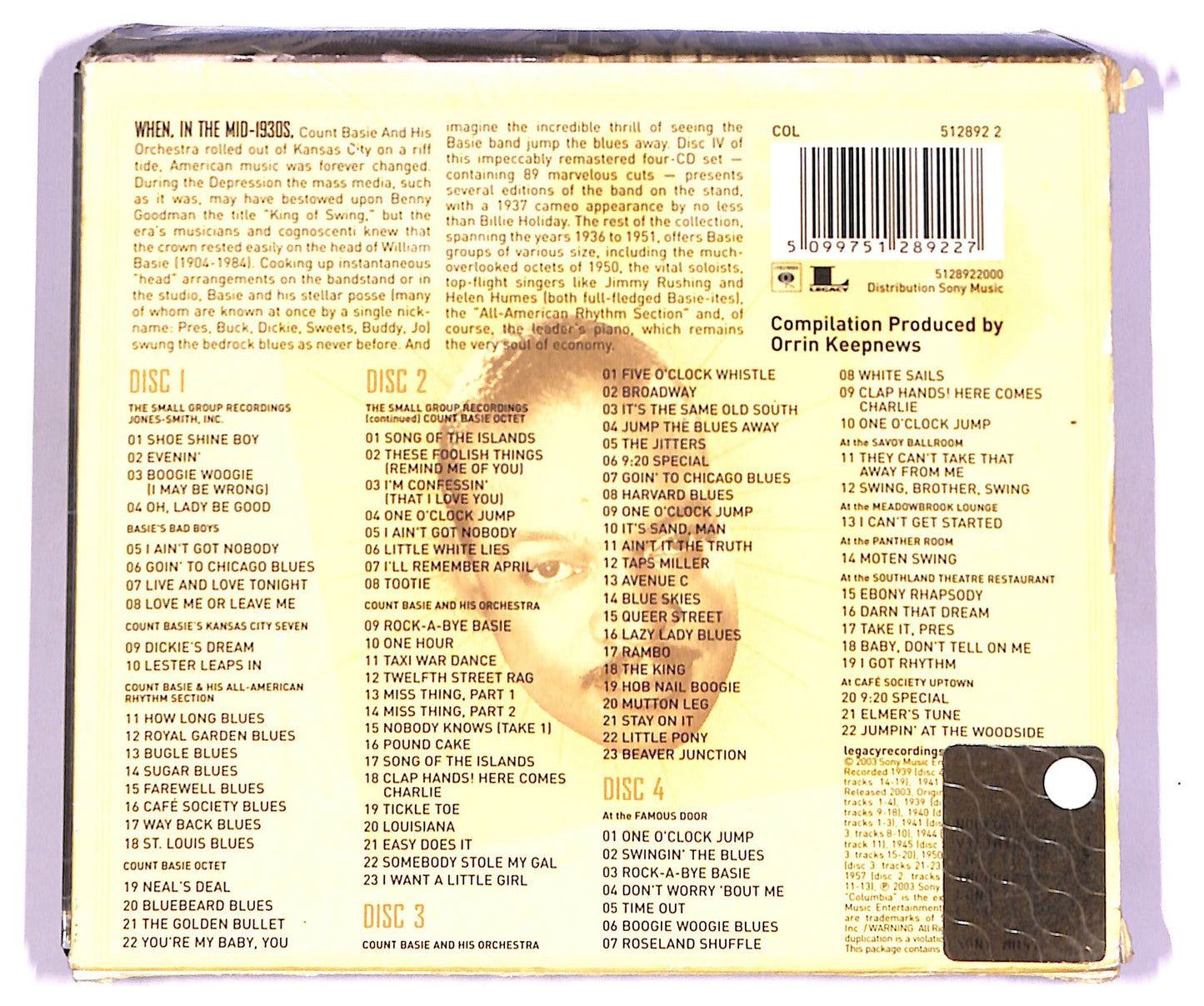 EBOND Count Basie And His Orchestra - America's #1 Band! CD CD080102