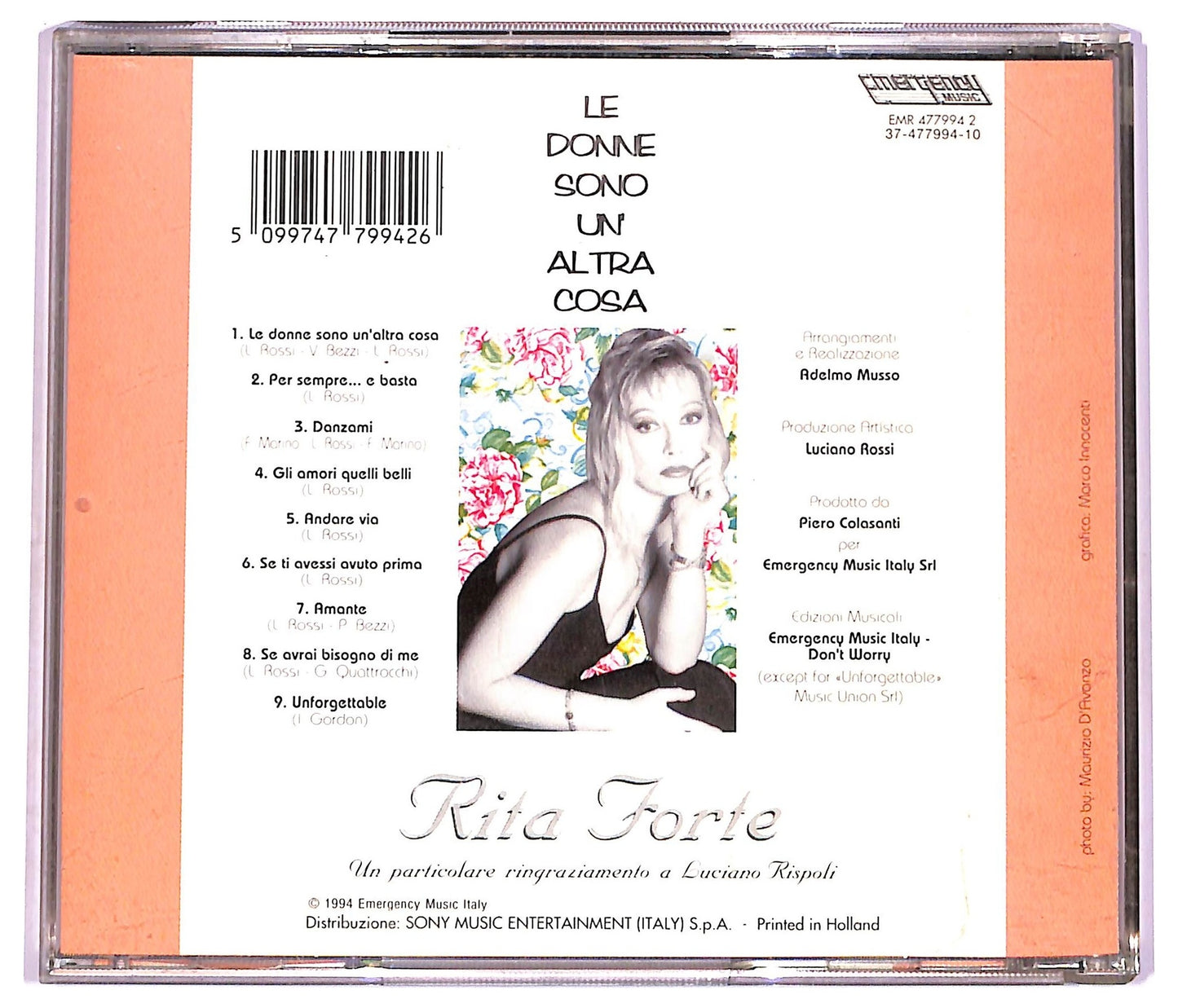 EBOND Rita Forte - Le Donne Sono Un'Altra Cosa CD CD080116