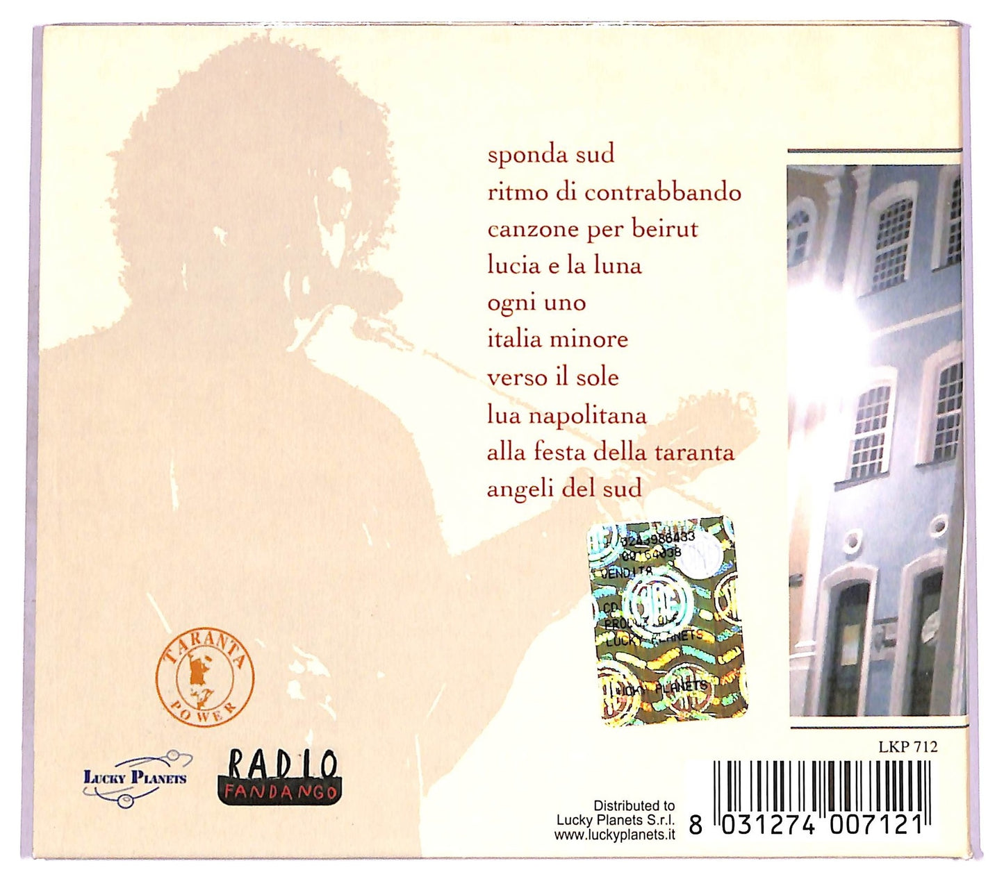EBOND Eugenio Bennato - Sponda Sud CD CD080223
