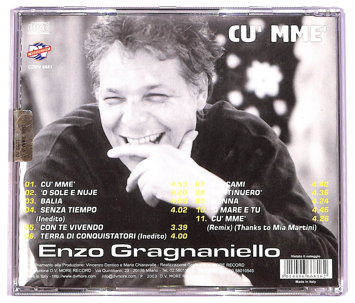 EBOND Enzo Gragnaniello - Cu' Mme' CD CD080227