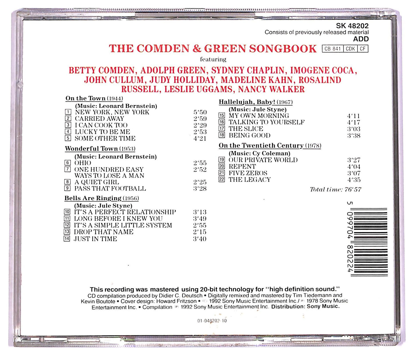 EBOND Betty Comden And Adolph Green - The Comden & Green Songbook CD CD080306