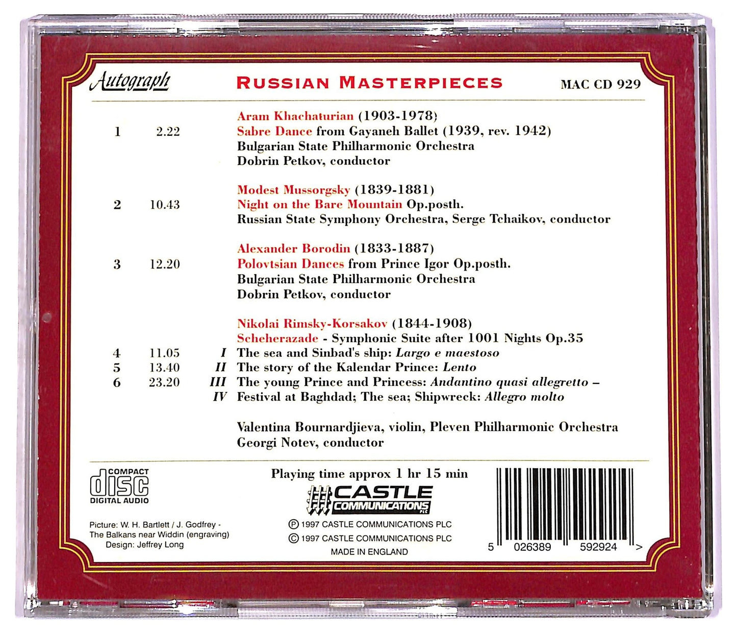 EBOND Various - Russian Masterpieces CD CD080343