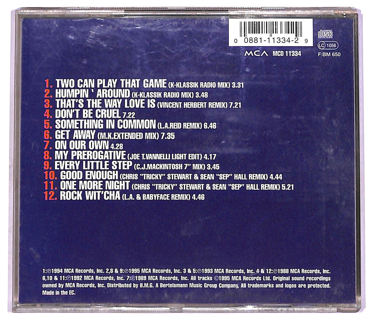 EBOND Bobby Brown - Two Can Play That Game CD CD080411