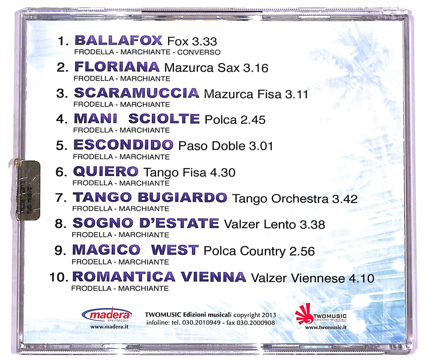 EBOND Orchestra Marchiante - sogno d'estate CD CD080412