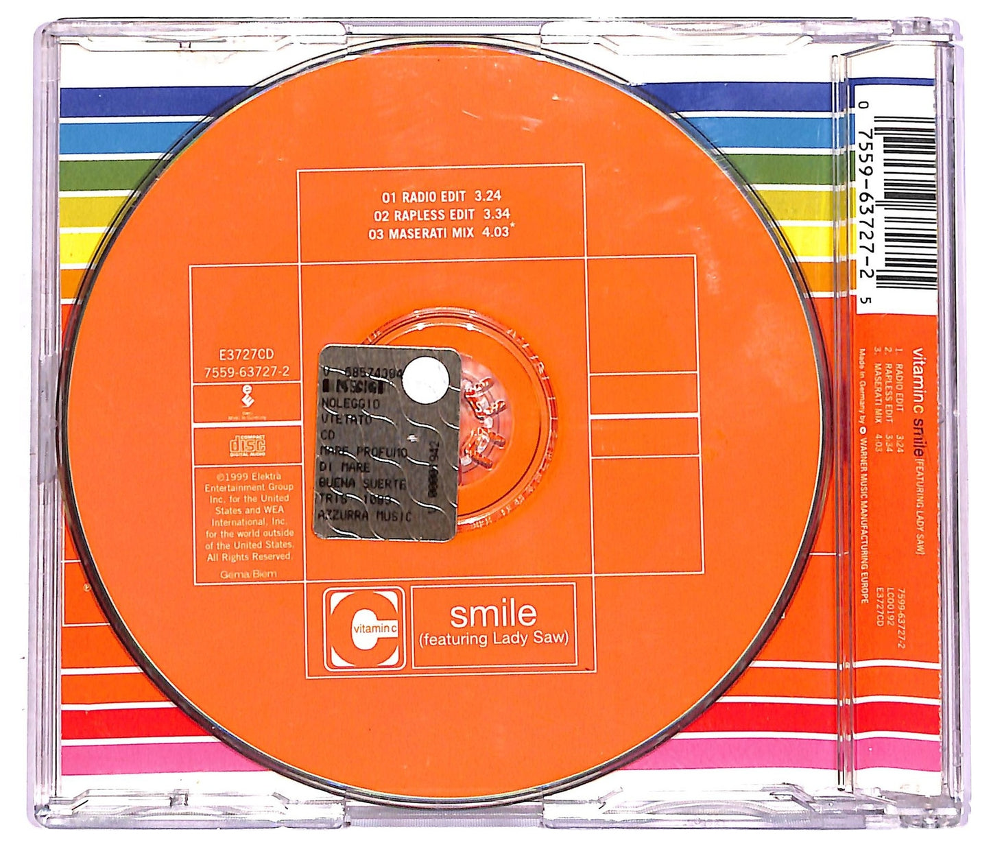 EBOND Vitamin C Featuring Lady Saw - Smile CD CD080414