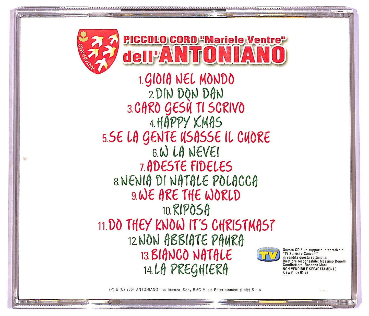 EBOND Piccolo Coro Dell'Antoniano - Le Piu Belle Canzoni Sul Natale CD CD080417