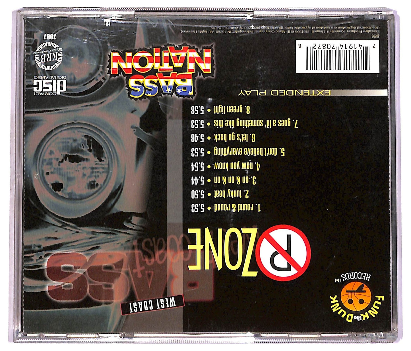 EBOND Bass Nation - No Parking Zone CD CD080433