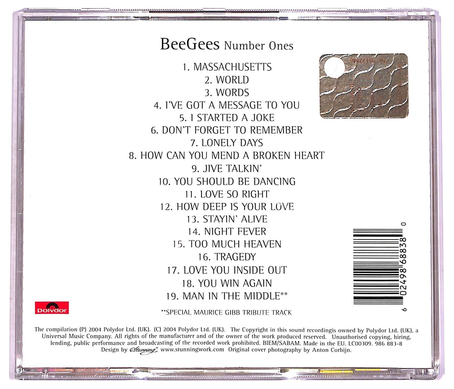 EBOND Bee Gees - Number Ones CD CD080516