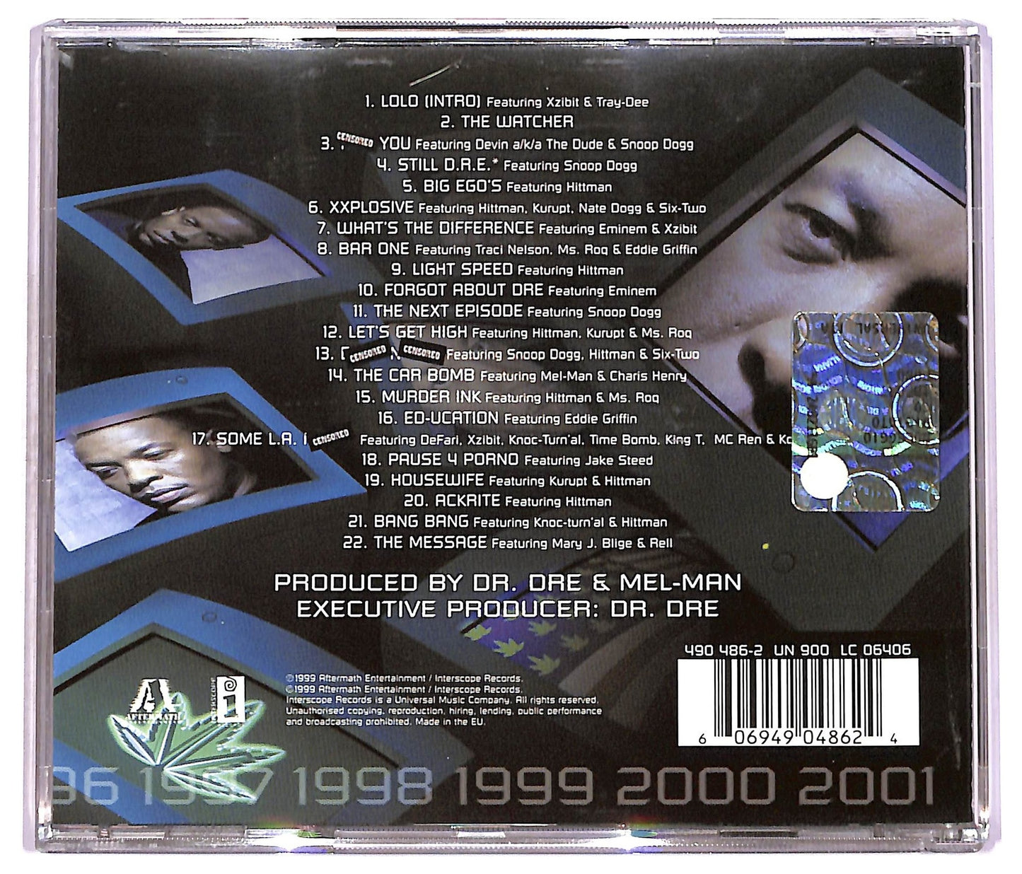 EBOND Dr. Dre - 2001 CD CD080632