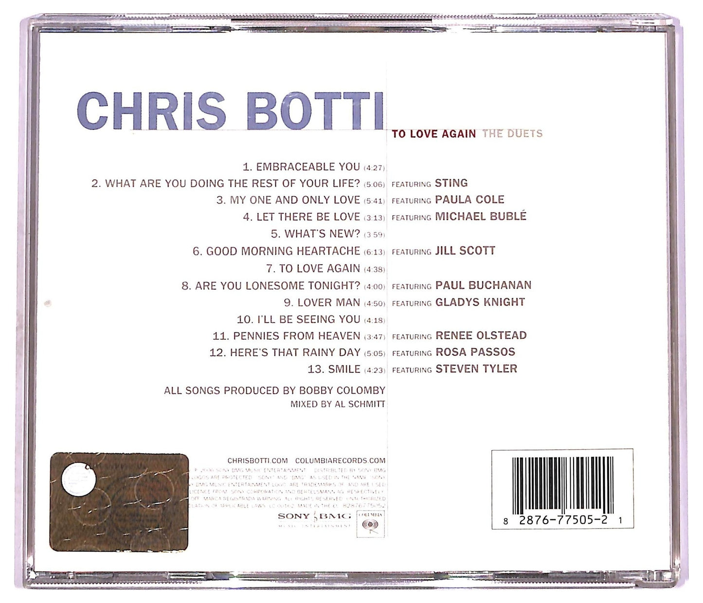 EBOND Chris Botti - To Love Again (The Duets) CD CD080730