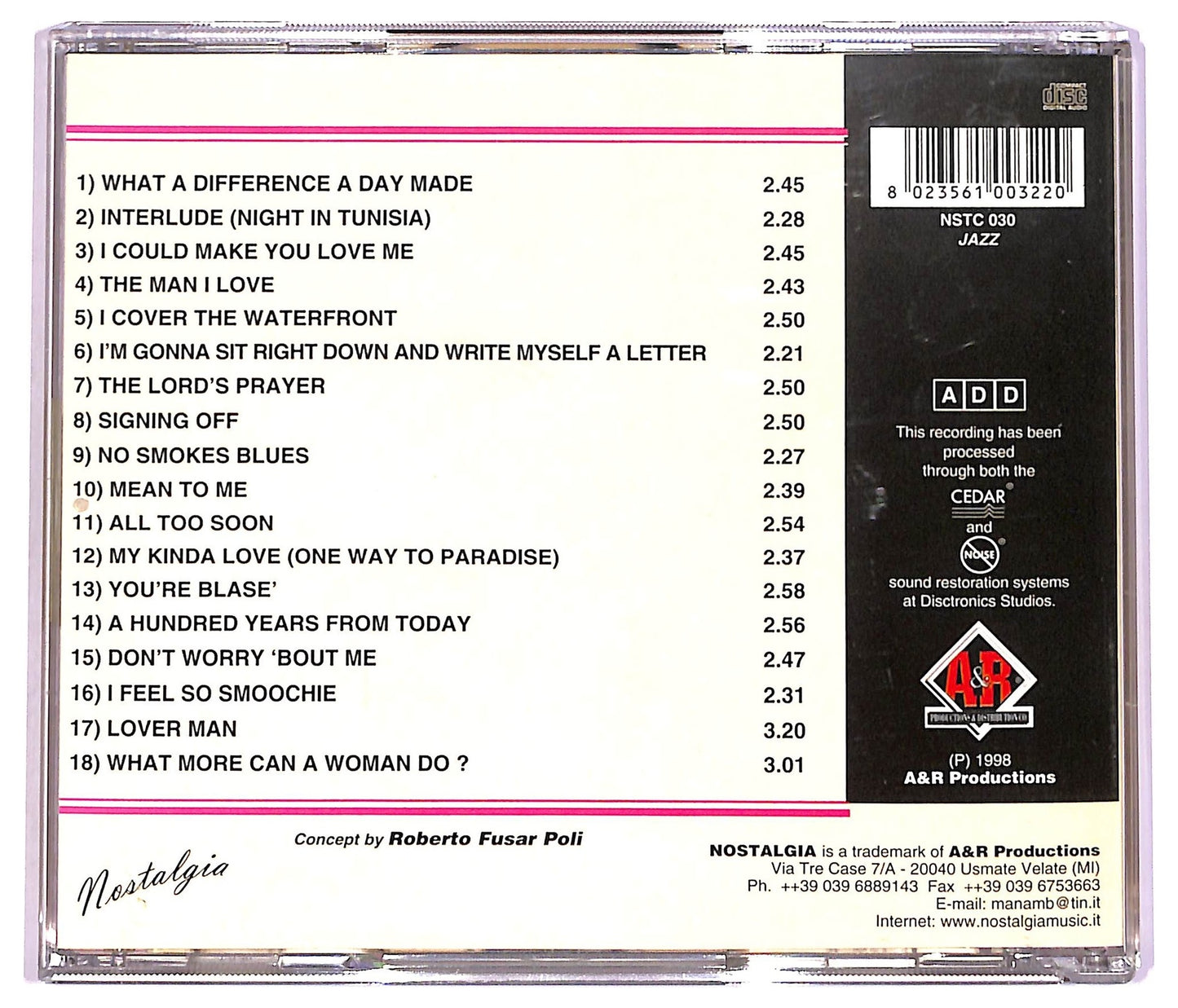 EBOND Sarah Vaughan - What A Difference A Day Made CD CD080742