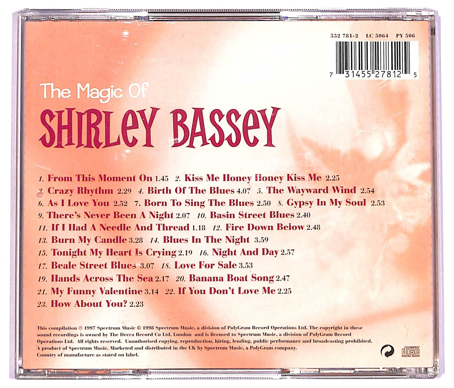 EBOND Shirley Bassey - The Magic Of Shirley Bassey CD CD080755