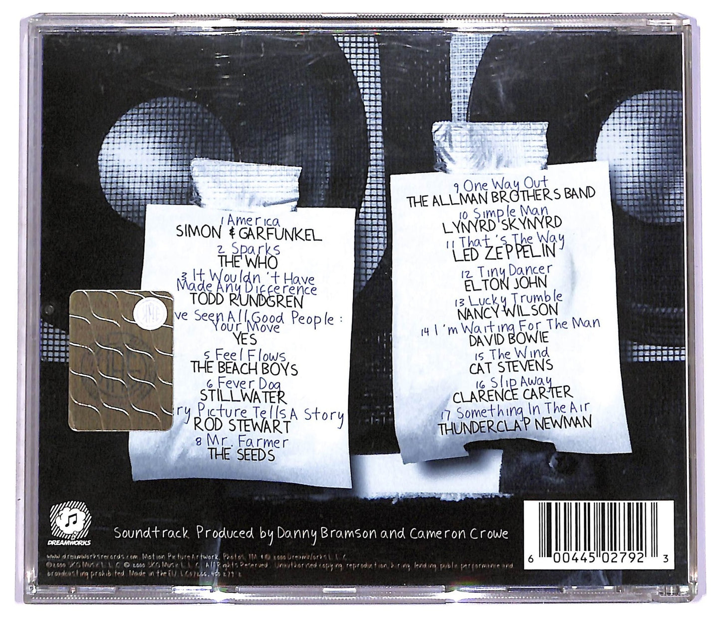 EBOND Various - Almost Famous (Music From The Motion Picture) CD CD080906