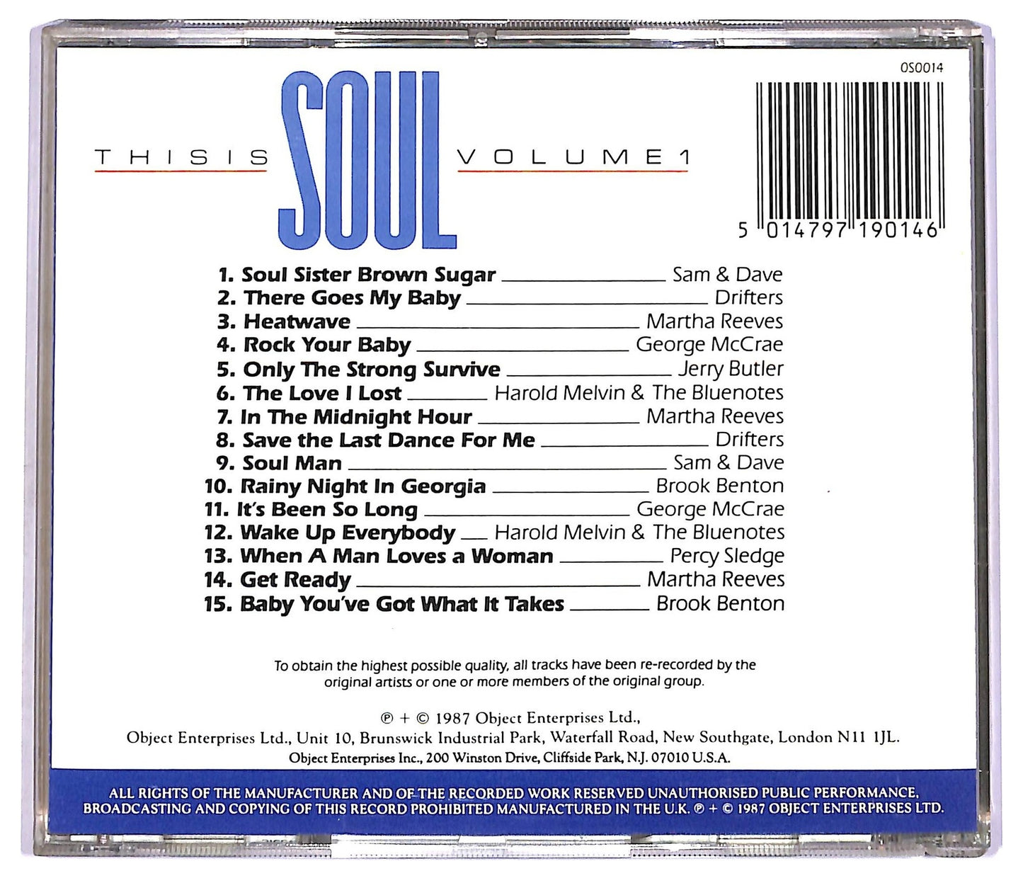 EBOND Various - This Is Soul Volume 1 CD CD080921