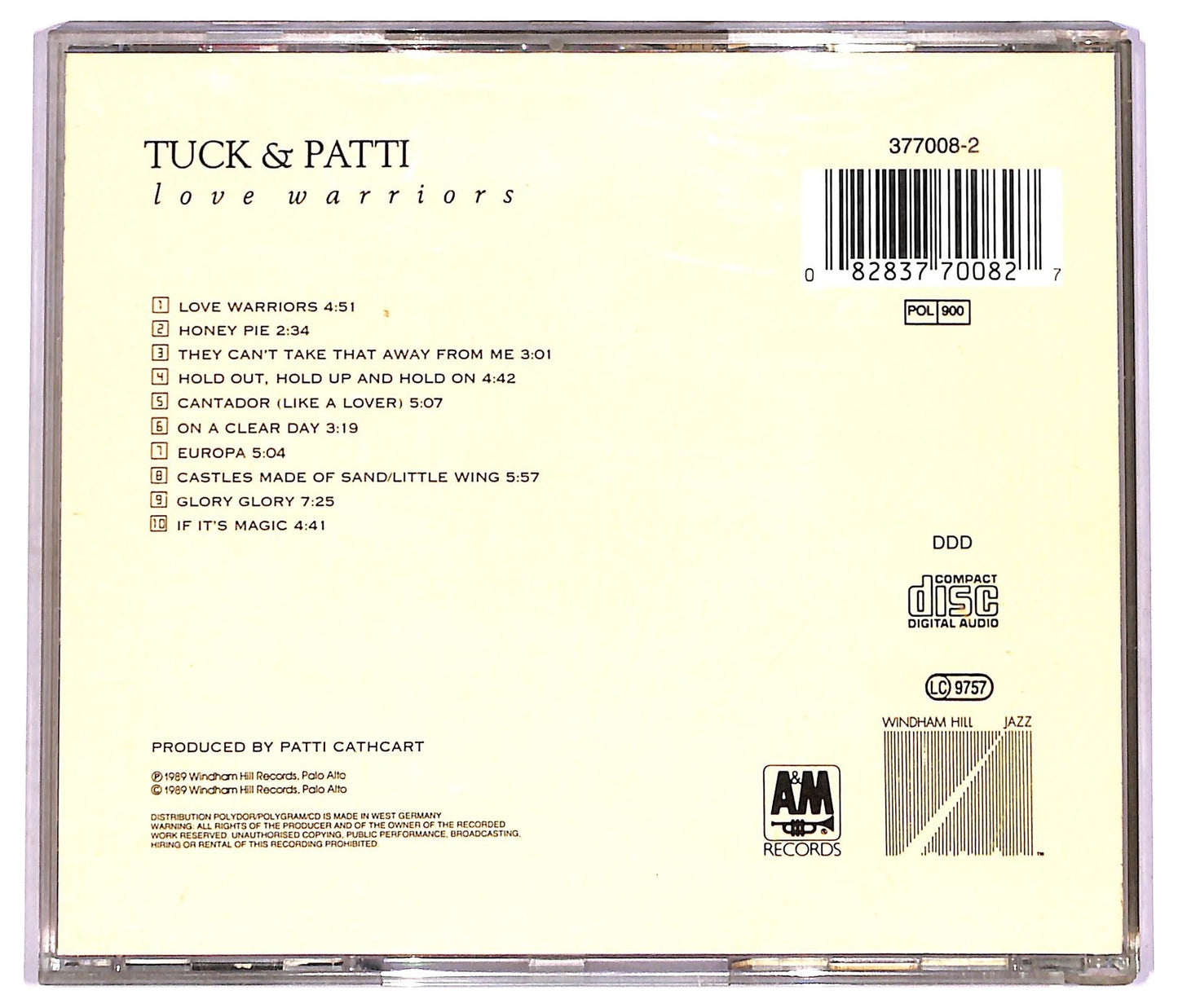 EBOND Tuck & Patti - Love Warriors CD CD081027