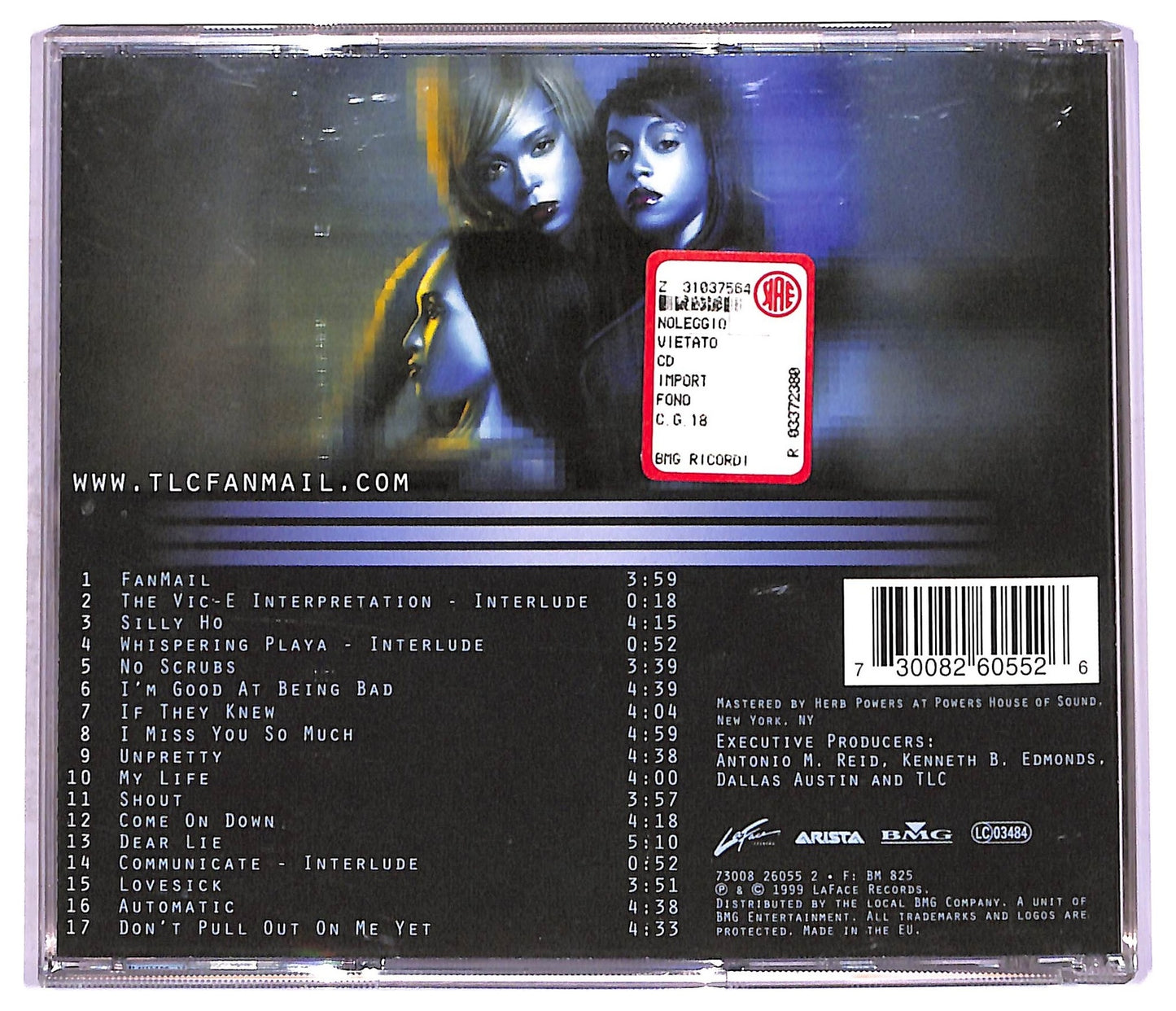 EBOND TLC - Fanmail CD CD081035