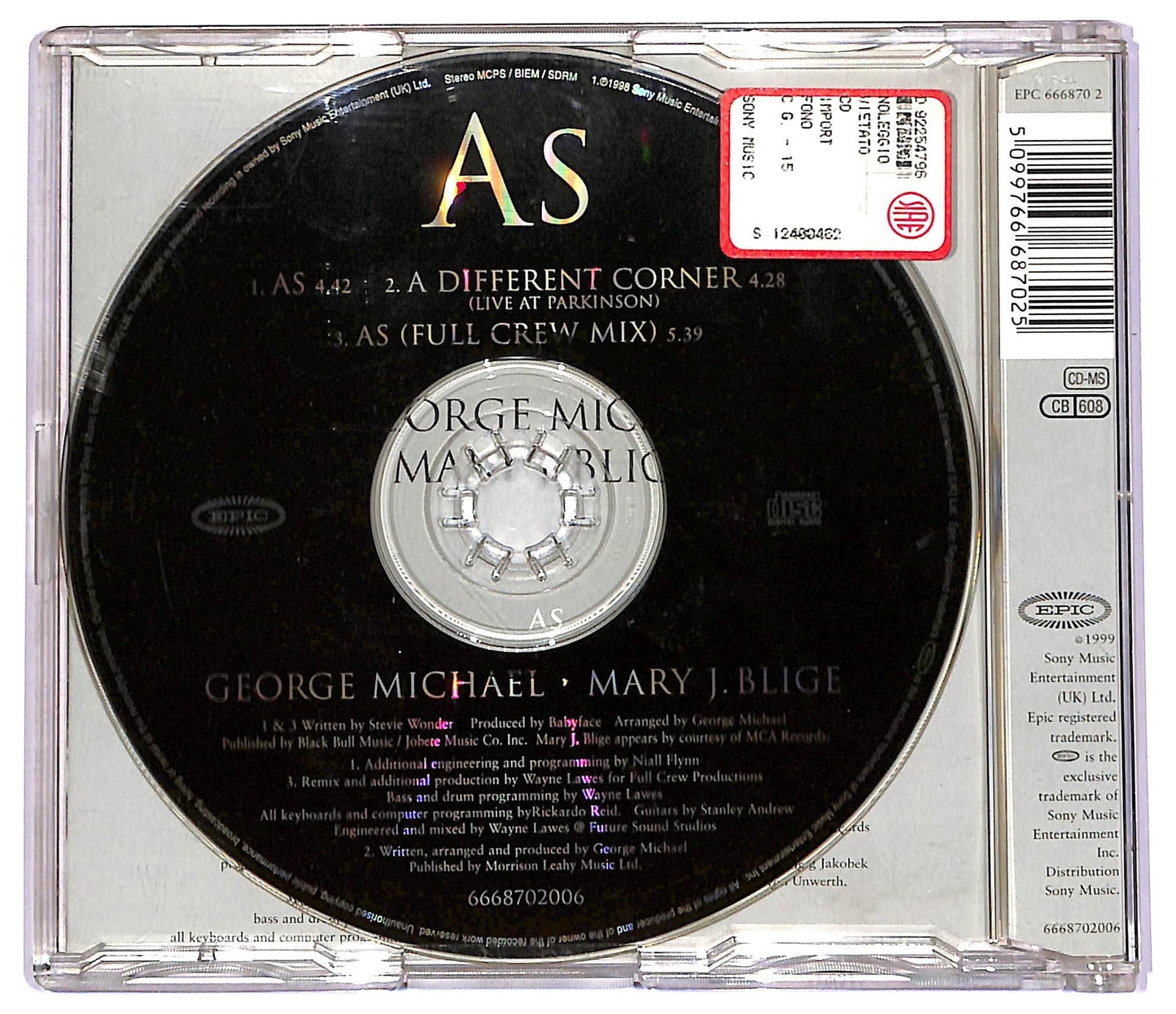 EBOND George Michael, Mary J. Blige - As CD CD081142