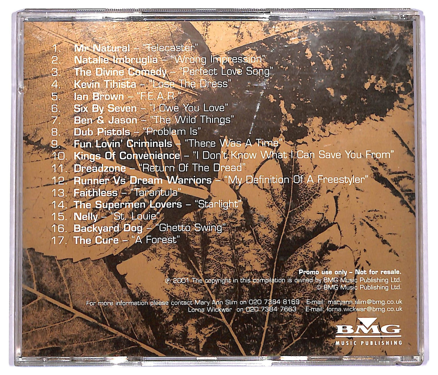 EBOND Various - BMG Music Publishing Autunn 2001 Sampler CD CD081143