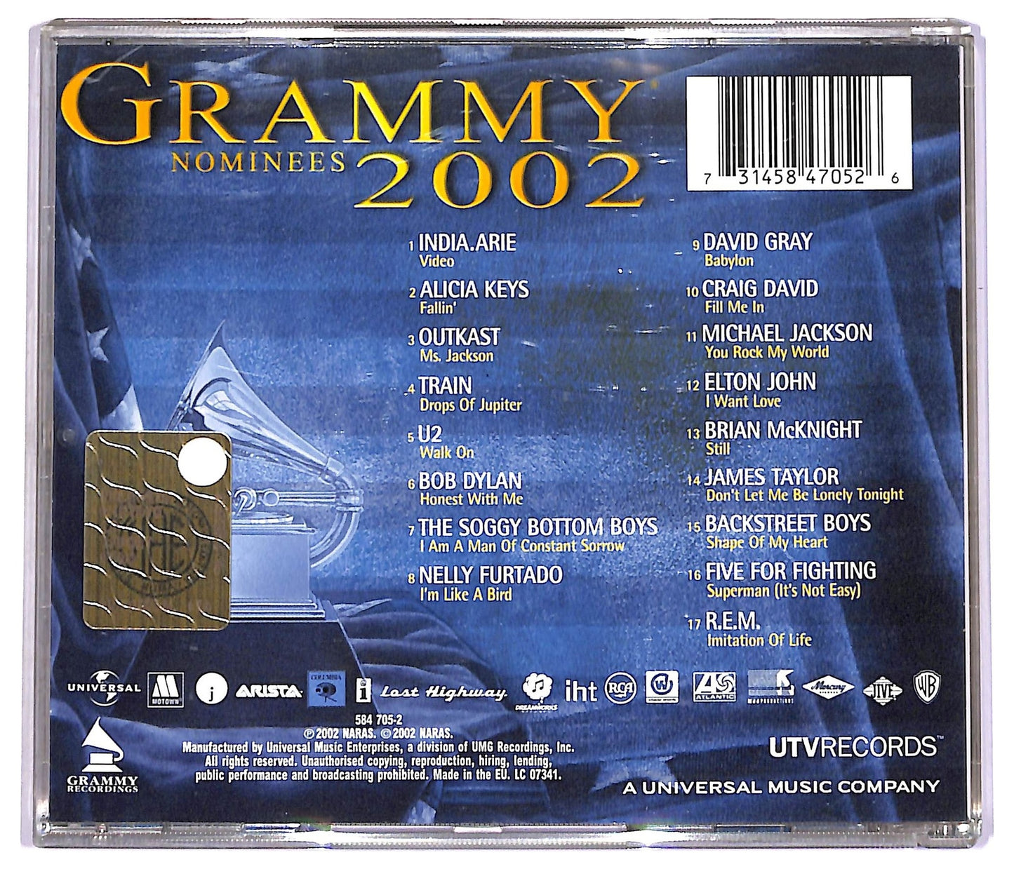 EBOND Various - 2002 Grammy Nominees CD CD081207