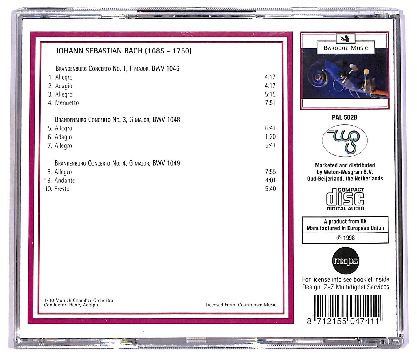 EBOND Various - Baroque Music ( disco 2 ) CD CD081241