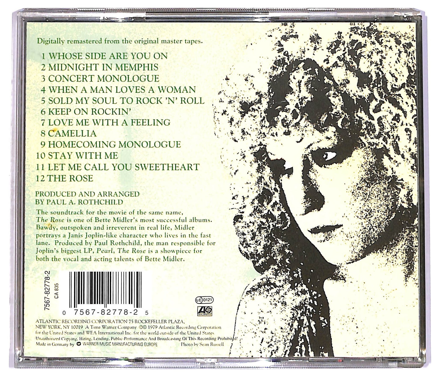 EBOND Bette Midler - The Rose Soundtrack CD CD081261