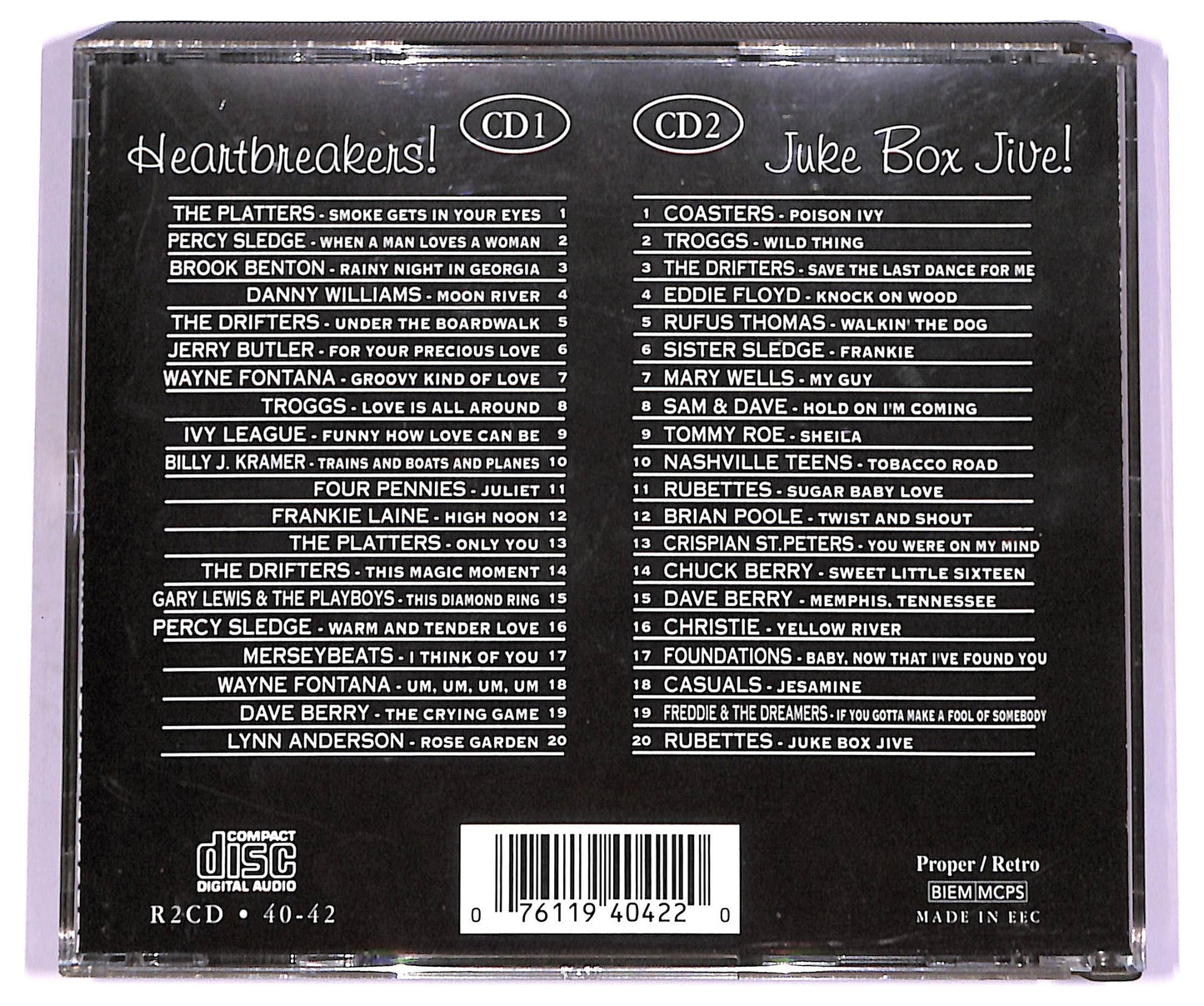 EBOND Various - Heartbreaker Hits Of The 50's 60's 70's CD CD081412