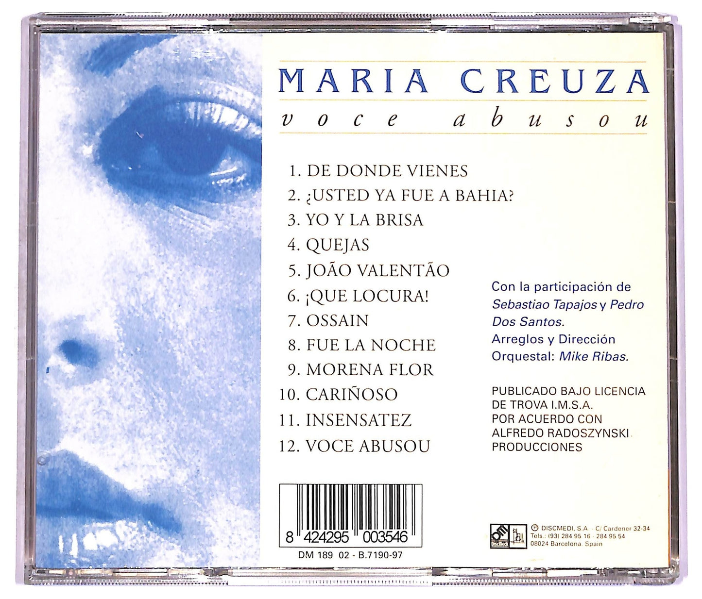 EBOND Maria Creuza - Voce Abusou CD CD081605