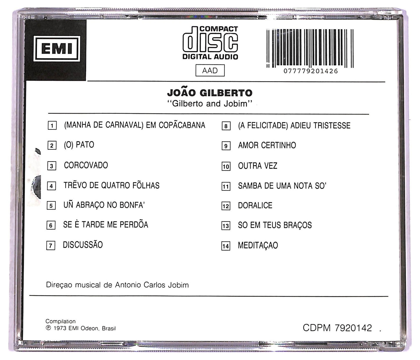 EBOND Joao Gilberto - Gilberto & Jobim CD CD081631