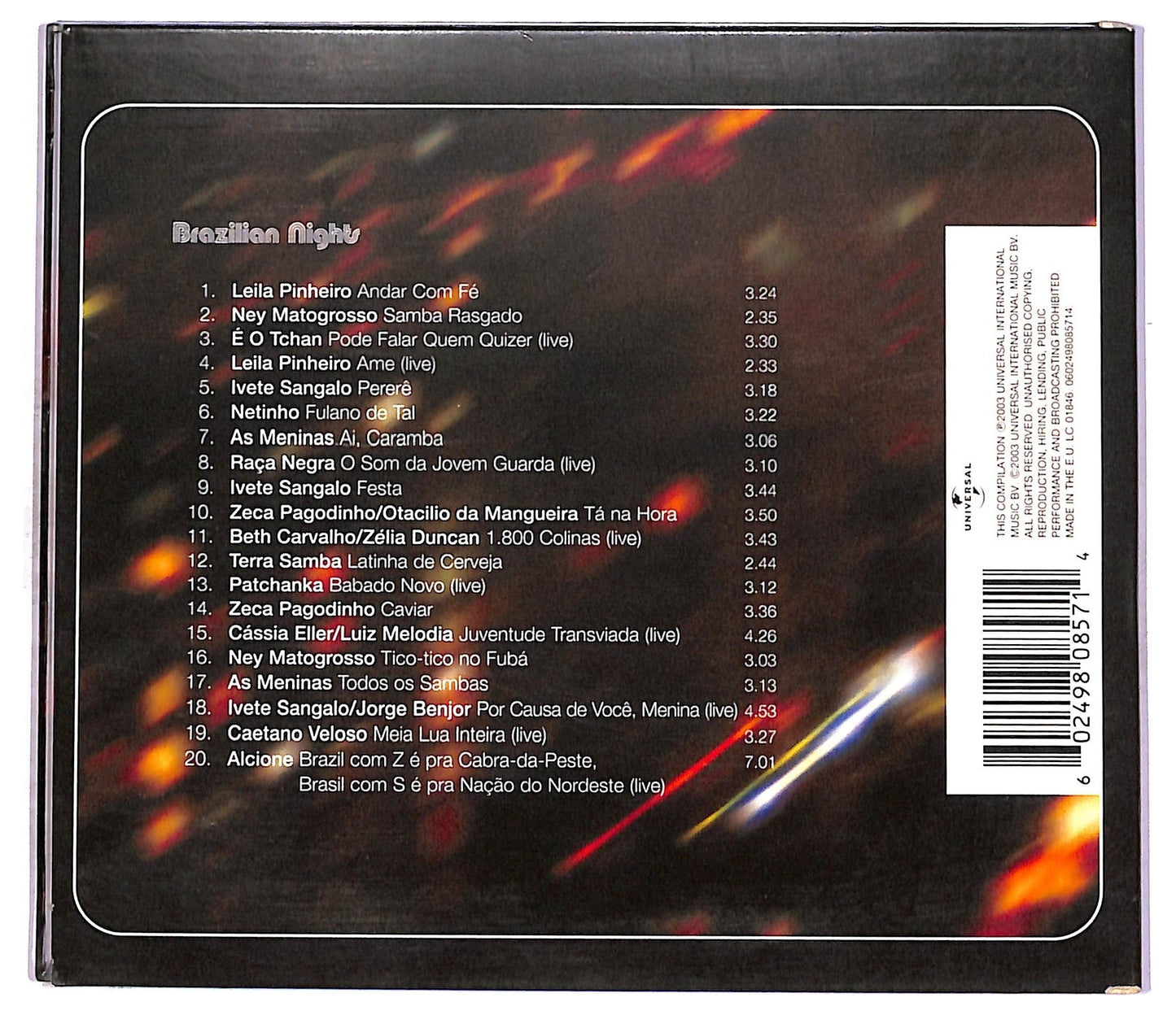EBOND Various - Brazilian Nights CD CD081652