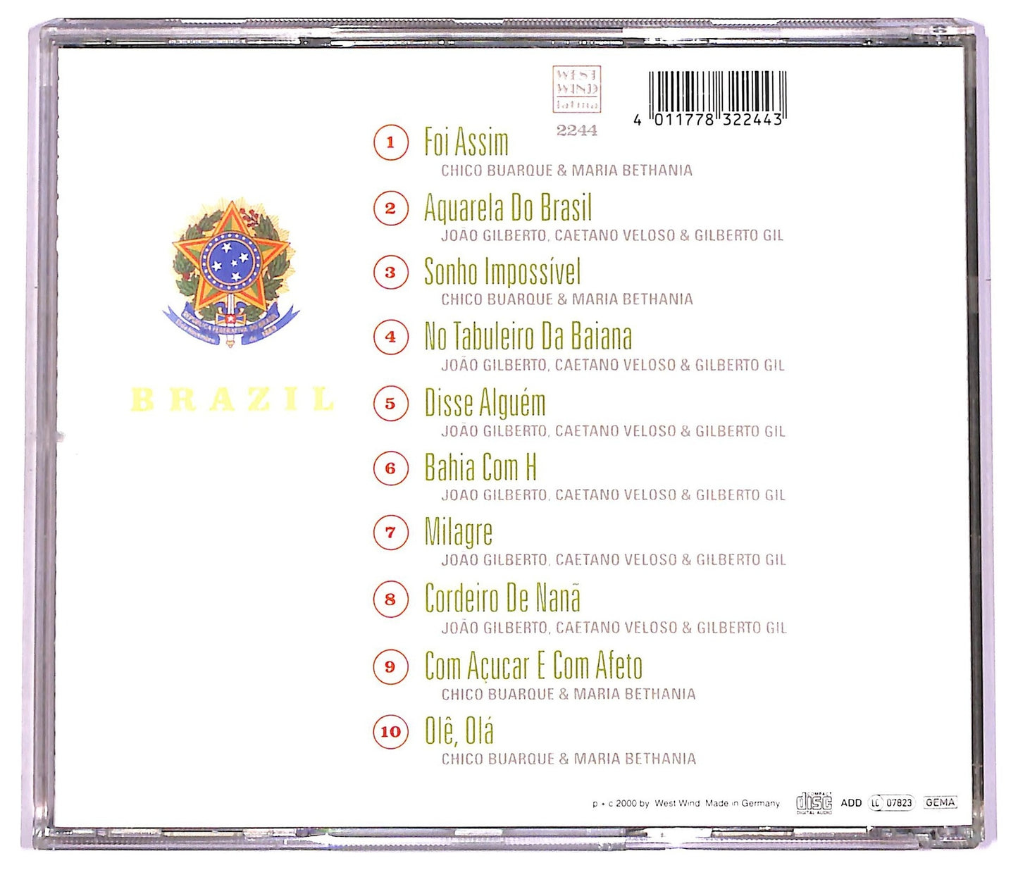 EBOND Various - Brazil CD CD081715