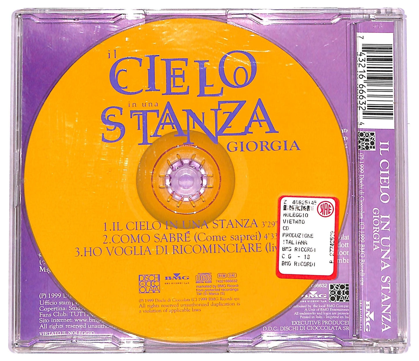EBOND Giorgia - Il Cielo In Una Stanza CD CD081742