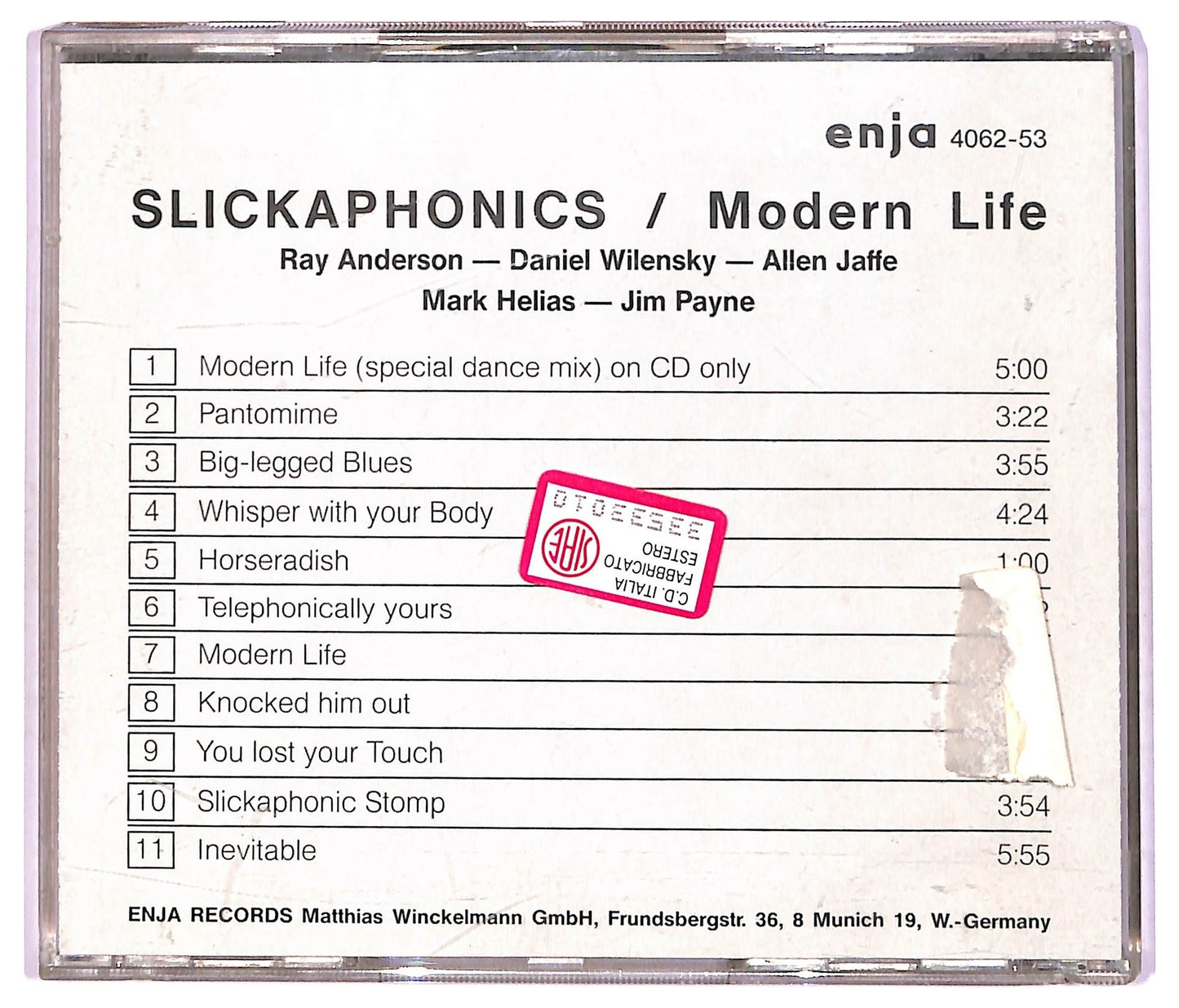 EBOND Slickaphonics - Modern Life CD CD082053