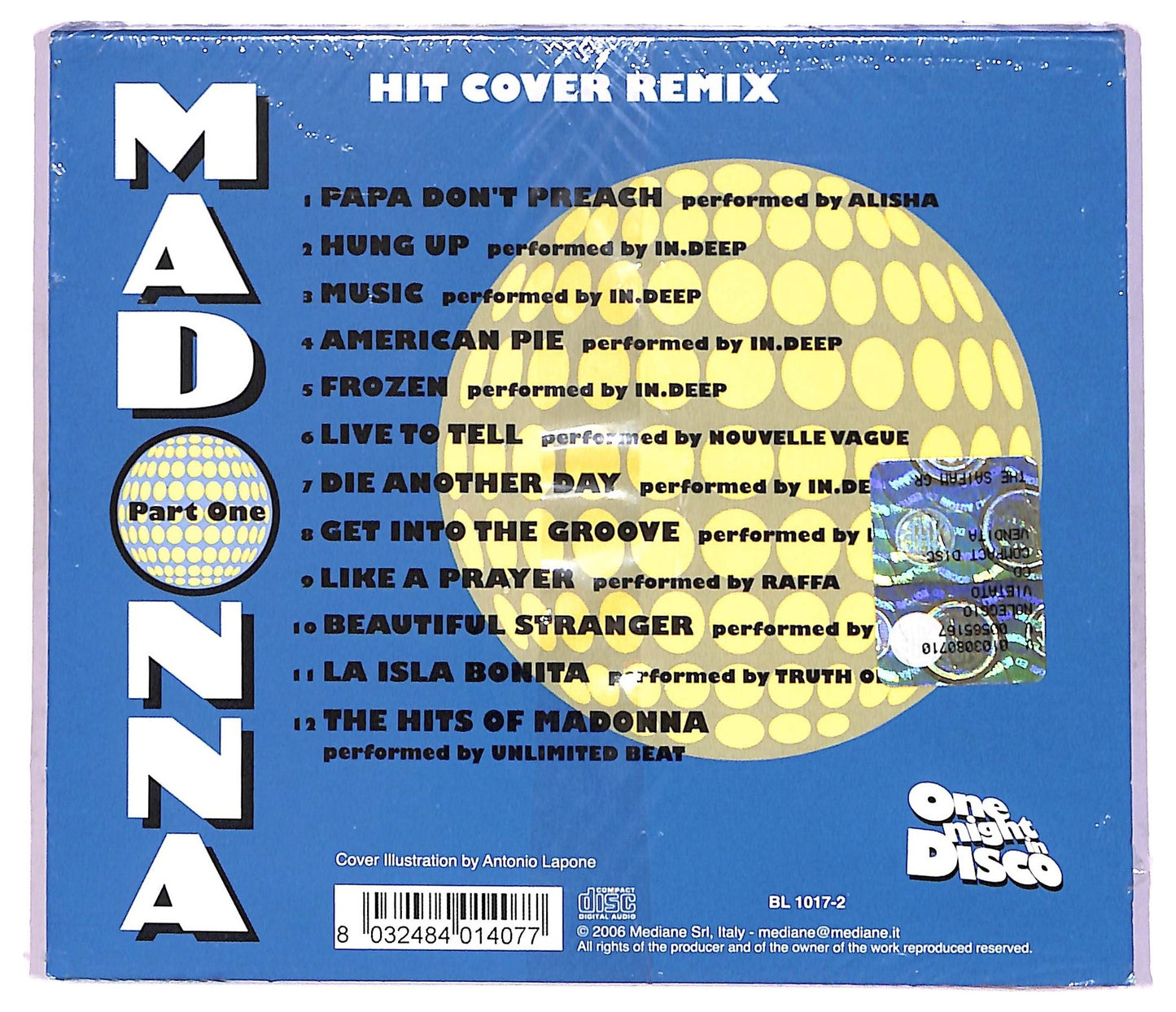 EBOND Various - One Night In Disco - Madonna Pt. 1 CD CD082056