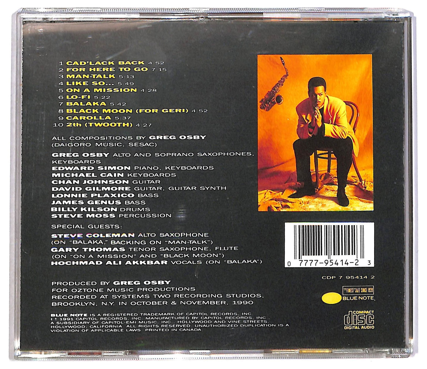 EBOND Greg Osby - Man-Talk For Moderns Vol. X CD CD082101