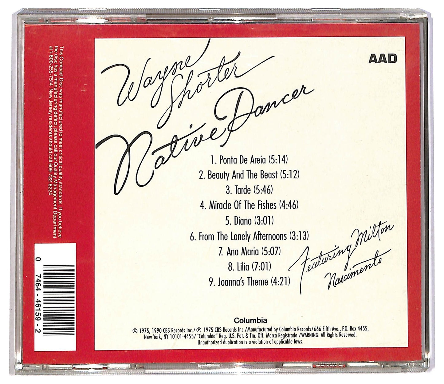 EBOND Wayne Shorter Feat .Milton Nascimento - Native Dancer CD CD082103