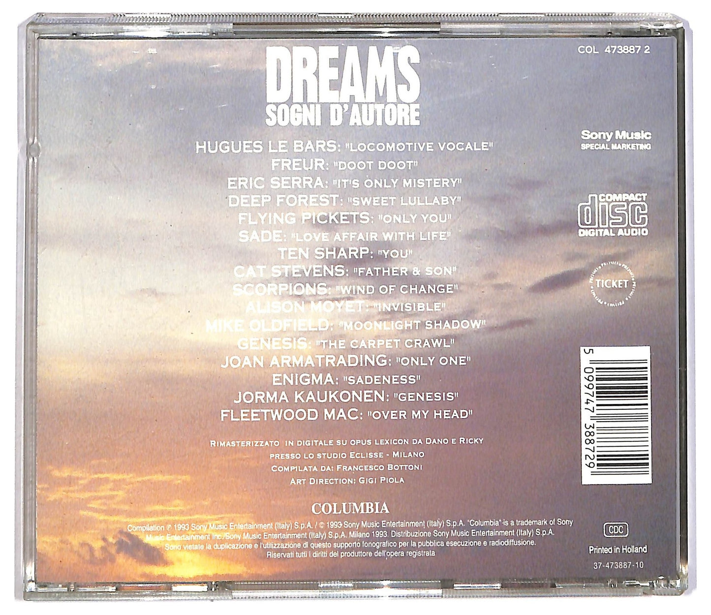 EBOND Dreams 2 (Sogni D'Autore) CD CD082119