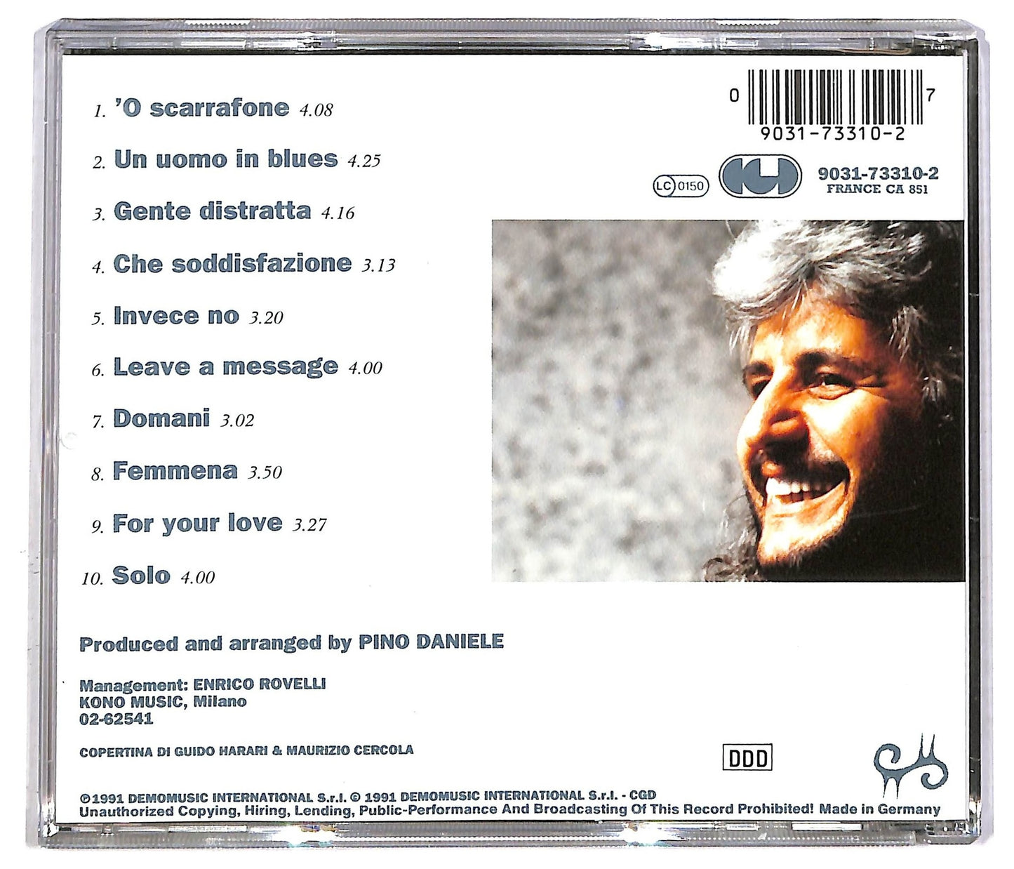 EBOND Pino Daniele - Un Uomo In Blues CD CD082151