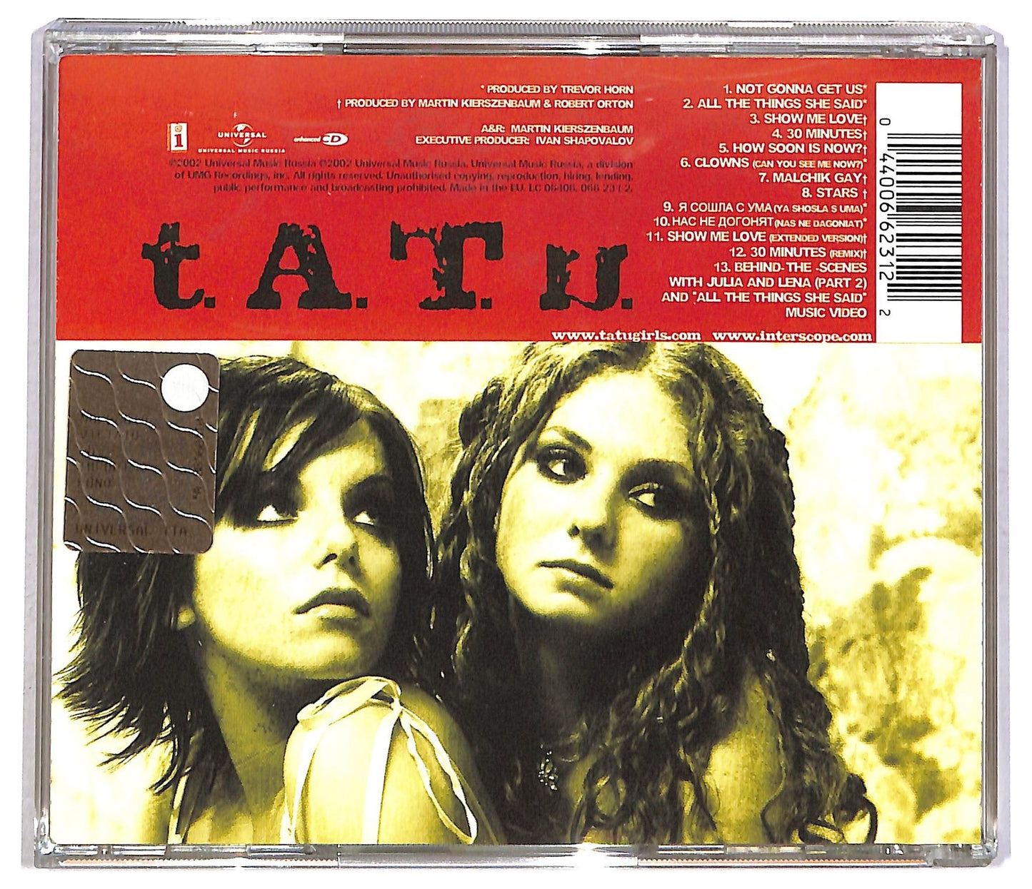 EBOND t.A.T.u. - 200 Km/H In The Wrong Lane CD CD082152