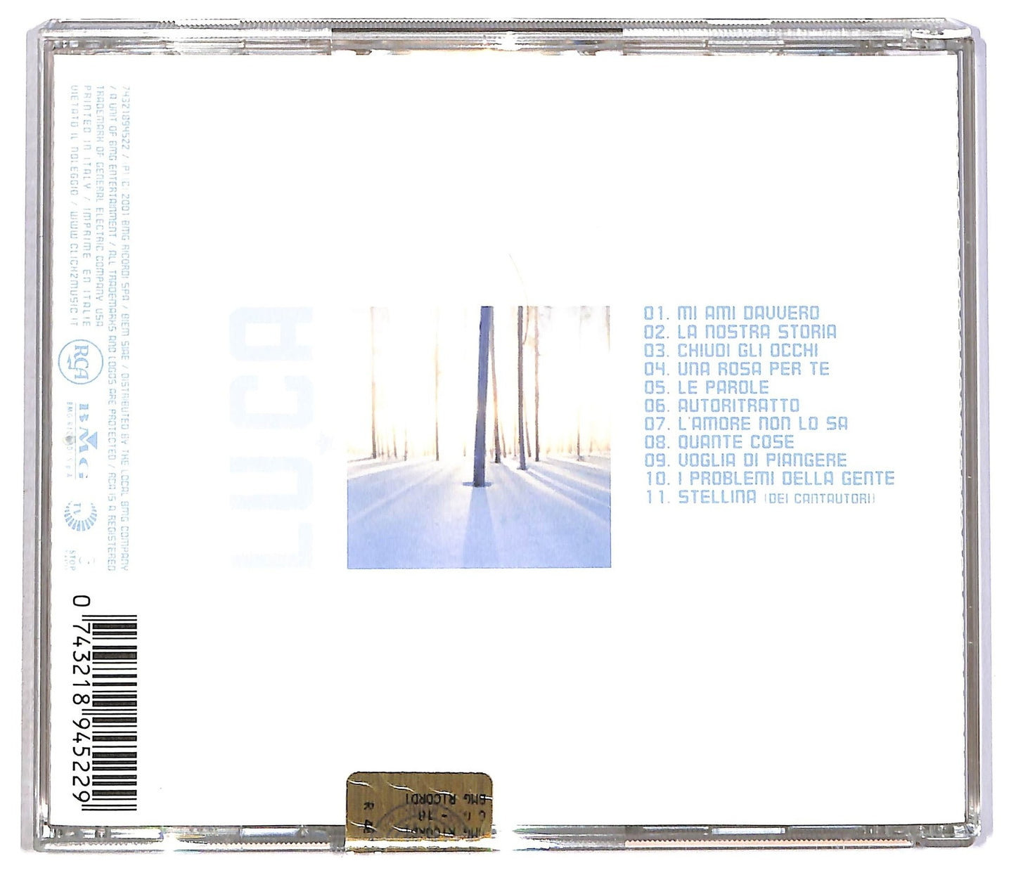 EBOND Luca Carboni - LuCa (SIGILLATO) - BMG - 74321 89452 2 - Italy CD CD082224
