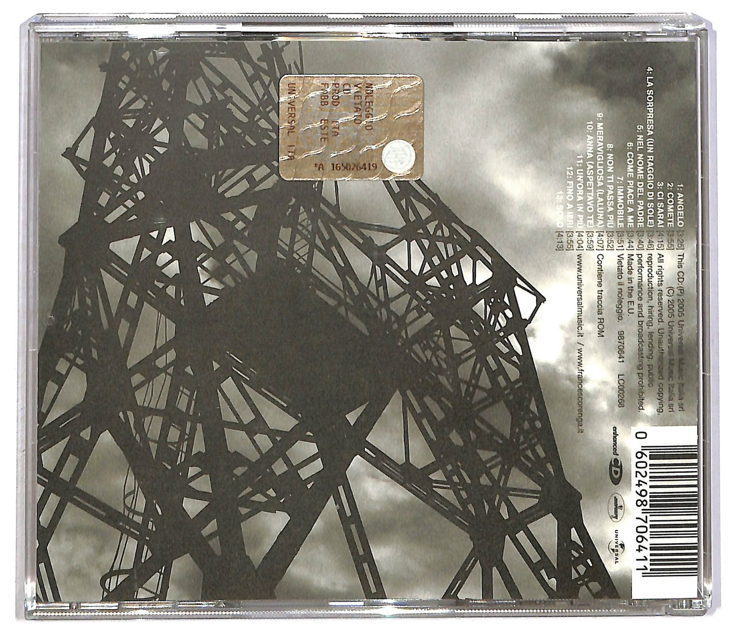 EBOND Francesco Renga - Camere Con Vista CD CD082232